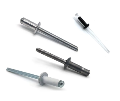 China custom waterproof galvanized color aluminum aircraft blind pop rivet double countersunk head threaded open end blind rivet