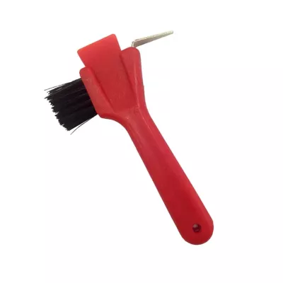Equine Hoof Care Tool Stainless Steel Hoof Pick with Brush CE Certified for Horses