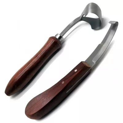 Manual Horse Hoof Trimming Knife Set Stainless Steel Farrier Tool Veterinary Orthopedic Surgical Instrument CE Certified