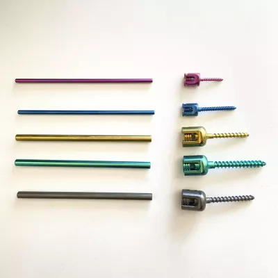 CE Certified Medical Titanium Spinal Fixation Rod Orthopedic Surgical Implant