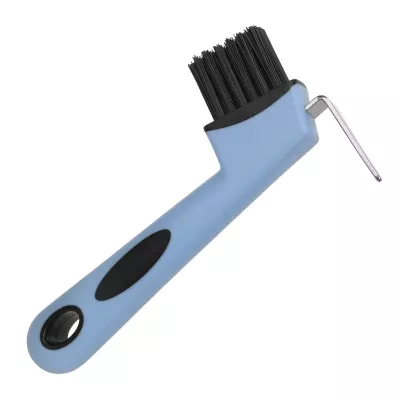 Heavy Duty Horse Hoof Pick and Brush Combo Stainless Steel Equine Grooming and Cleaning Tool