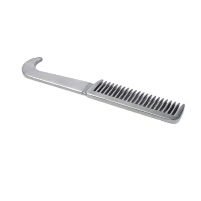 Alloy Horse Grooming Comb for Mane and Tail Care Riding Equipment