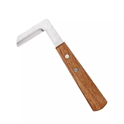 Manual Horse Hoof Trimming Tool with Wood Handle Veterinary Grade Instrument