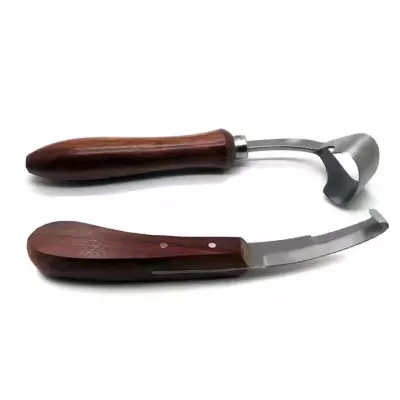 High Quality Manual Hoof Knife Stainless Steel Farrier Tool for Horse Care