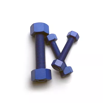 Perno y tuerca hexagonales DIN931 DIN933 grado 8.8 en inoxidable/carbono