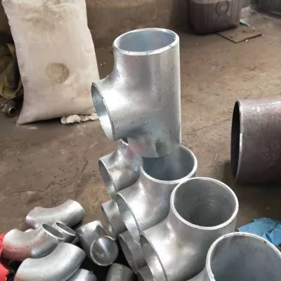 Large-Diameter Steel Tee for Refinery Piping