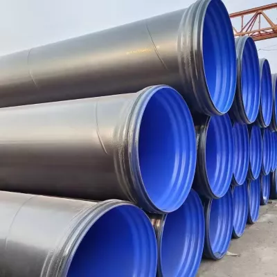 FBE Coated Steel Pipe with Dual Seal Socket