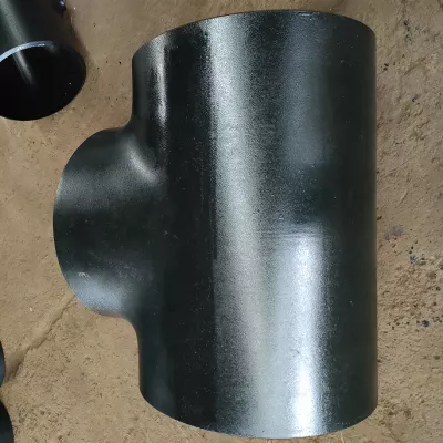 Q235A Carbon Steel Welded Tee for Industrial Exhaust