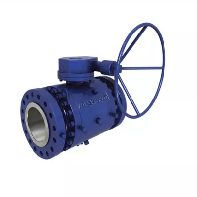 DN100 2PC Stainless Steel Flanged Ball Valve with PTFE Sealing