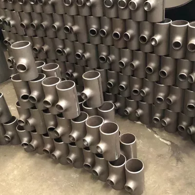 3PE-Coated Carbon Steel Seamless Tee Fitting