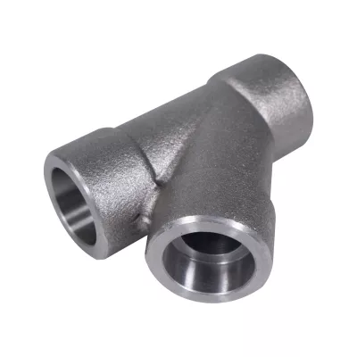 Polished Stainless Steel Tee for High-Pressure Enquiries