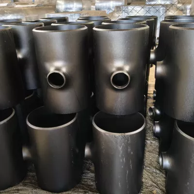 Painted Carbon Steel Tee for Pipelines