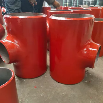 3PE-Coated Carbon Steel Tee for Oil and Gas