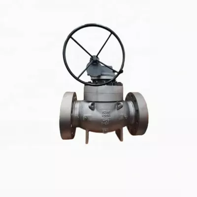Q347F API Standard WCB 3-Piece Trunnion Ball Valve, Manual Control