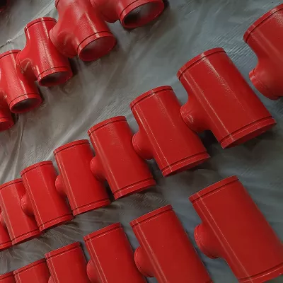 Custom-Angle Carbon Steel Tee for Chemical, Oil and Water Piping