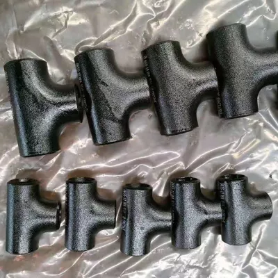 Large-Bore Carbon Steel Tee for Slurry Transport