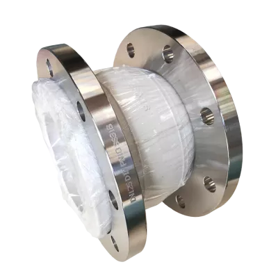 Joint de dilatation flexible en caoutchouc monoballon, qualité alimentaire SS316, raccordement à brides DIN PN10, DN65/DN80/DN100/DN125/DN150