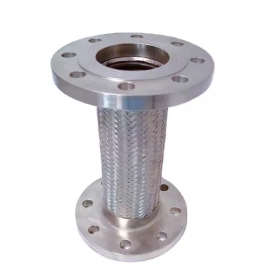 Prix de la bride de l'industrie Raccord de tuyau carré JZBW Acier inoxydable 304 Tressé ondulé Métal flexible 316 321 soufflet Argent