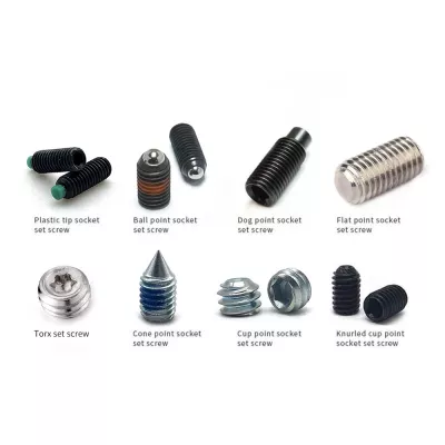 Tornillo hexagonal de punta plana sin cabeza de nailon personalizado, tornillo hueco de latón inoxidable oem, cabeza de tubo hexagonal