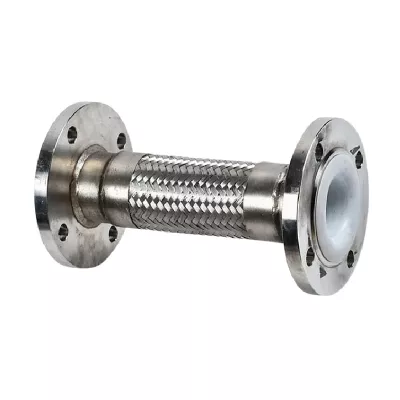 Vente en gros longueur personnalisée bride en acier inoxydable tressé manguera metalica tuyau métallique flexible en PTFE