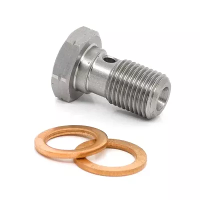 Cường độ cao tùy chỉnh M6 M12 thép carbon Hex đầu bu lông rỗng với lỗ dây