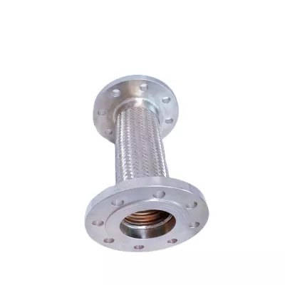 Tuyau flexible de soufflet de Joint tressé en métal de bride de la Chine directe d'usine pour des garnitures de tuyau tuyau flexible d'acier inoxydable à bride