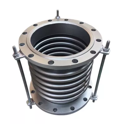 Meilleure vente Soufflet hydraulique en métal Soufflet d'échappement en acier inoxydable Joints de dilatation avec bride en métal