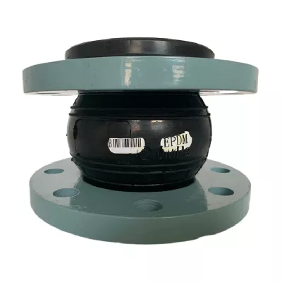 Joint de soufflet d'expansion en acier inoxydable/acier au carbone/UPVC Joint de dilatation à soufflet rond en métal forgé Oem avec bride
