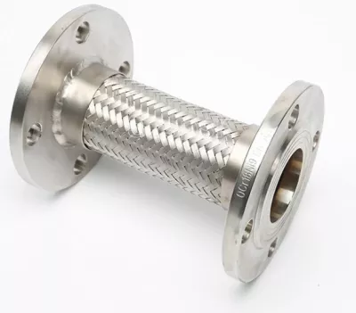 Pipeline Soufflet Métallique Expansion Joint Télescopique Bride Relié Soufflet Expansion Joint Conception Acier Inoxydable Nouvel Argent