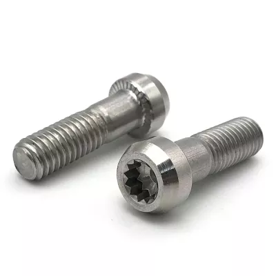 Fabricante Tornillos de rosca de oxidación anódica M6 M10 M12 Grado 10 Grado 12 Hexalobular Motocicleta interna Tornillo de madera de titanio
