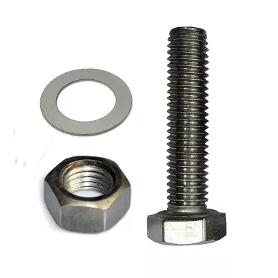Pernos Tuercas Arandelas A2 A4 Tuerca hexagonal de acero inoxidable Arandela 316 SS 304 SS Pernos y tuercas