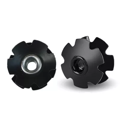 All'ingrosso dadi esagonali in acciaio inossidabile 28.6Mm tubo tondo filettato stella di girasole dadi