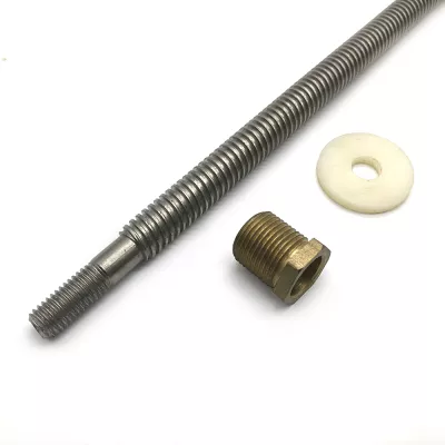 Vite a sfere 3000 millimetri 30mm c0 c5 vite a sfere 1605 sfu1204 di Precisione Singolo Dado guida lineare Vite A Sfere Per attuatore