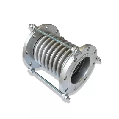 Joints de dilatation à vapeur flexibles DN200 DN300 DN400 Compensateur à soufflet Métal soudé Industrie argentée Bride carrée en acier inoxydable