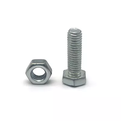 Venta al por mayor de fábrica Pernos y tuercas M10 Acero inoxidable M8 galvanizado 316 Perno y tuerca hexagonal