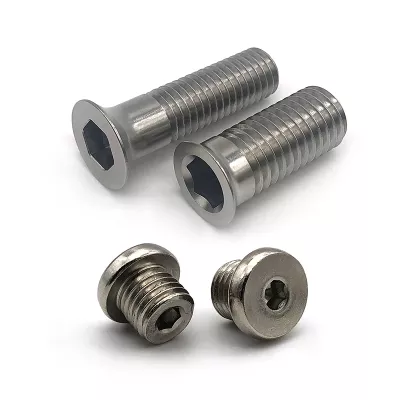 Vis creuse à douille hexagonale ronde fendue Fournisseur de vis creuses cnc en acier inoxydable