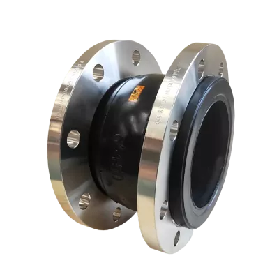 Joint de dilatation en caoutchouc EPDM monosphère à extrémités bridées SS316 DIN PN10, DN32/DN40/DN50/DN60/DN80/DN100/DN125/DN150