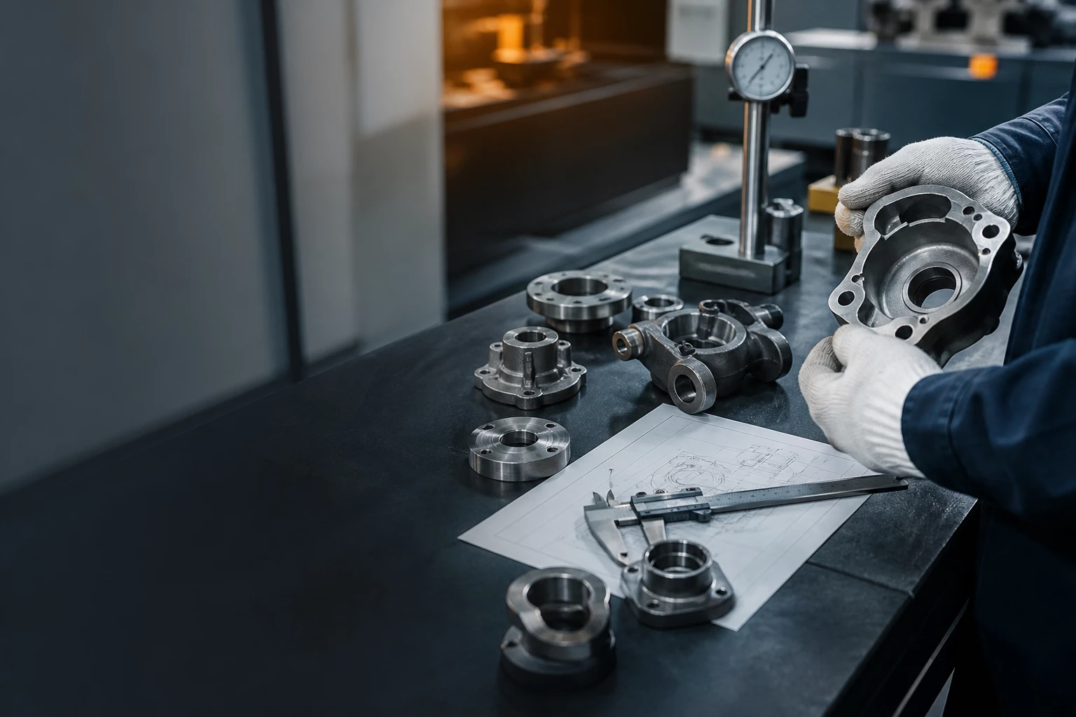 Inspection of custom metal components for an OEM sourcing project