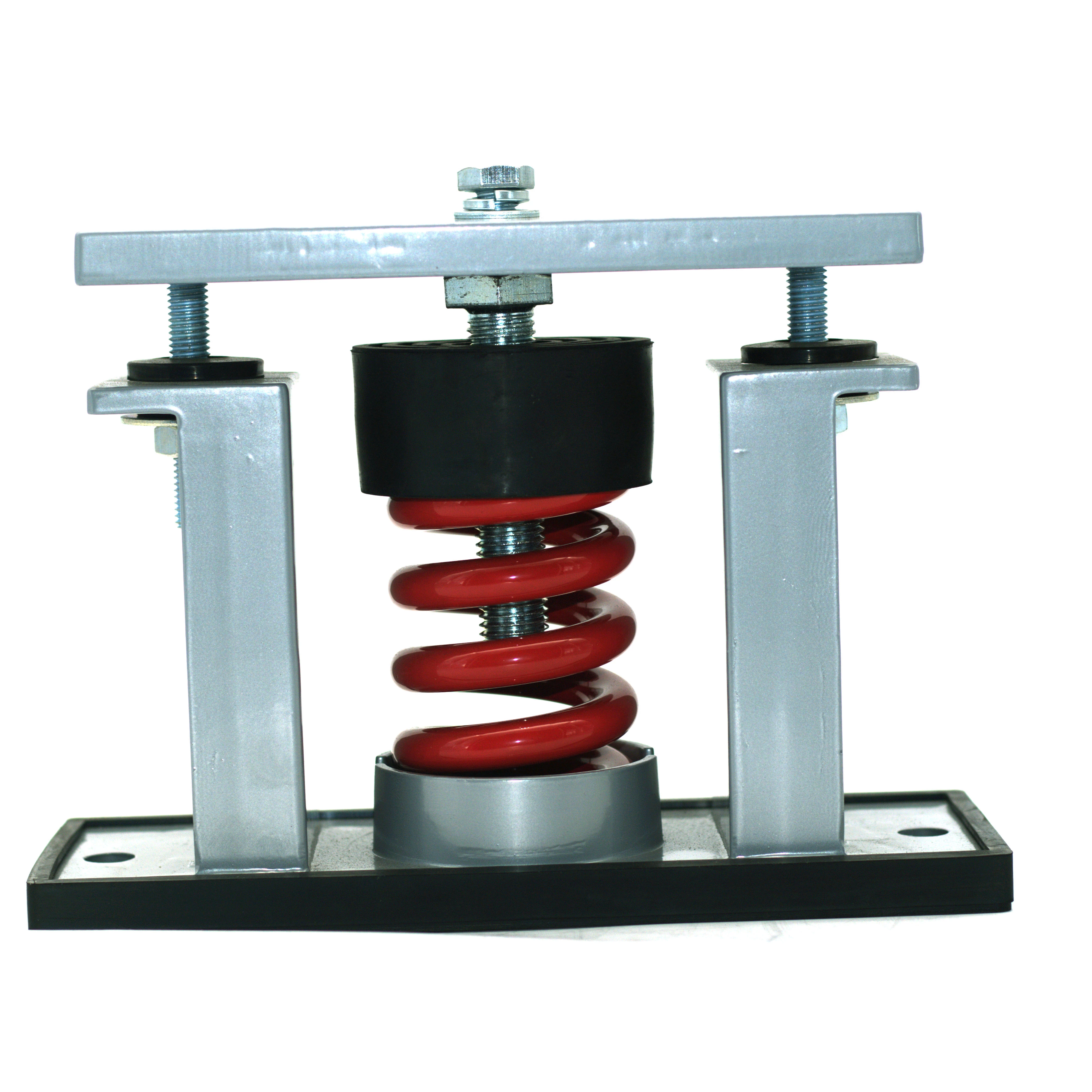 Spring vibration isolator for equipment support selection