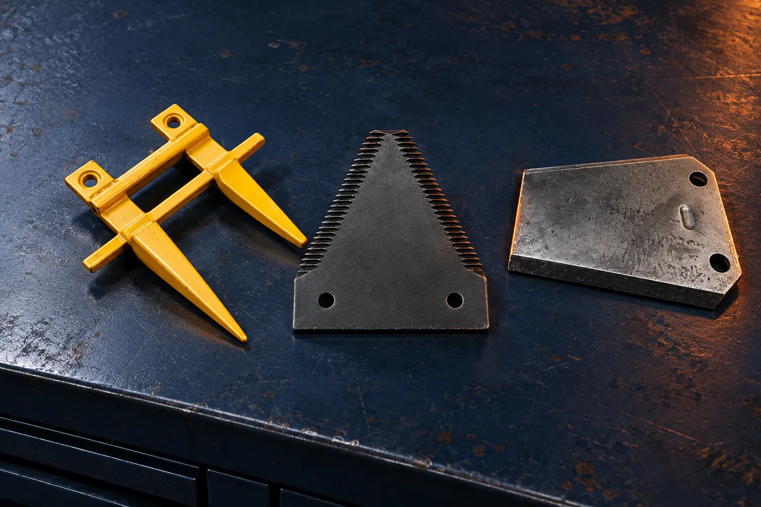 Knife guard, knife section and chopper blade product families