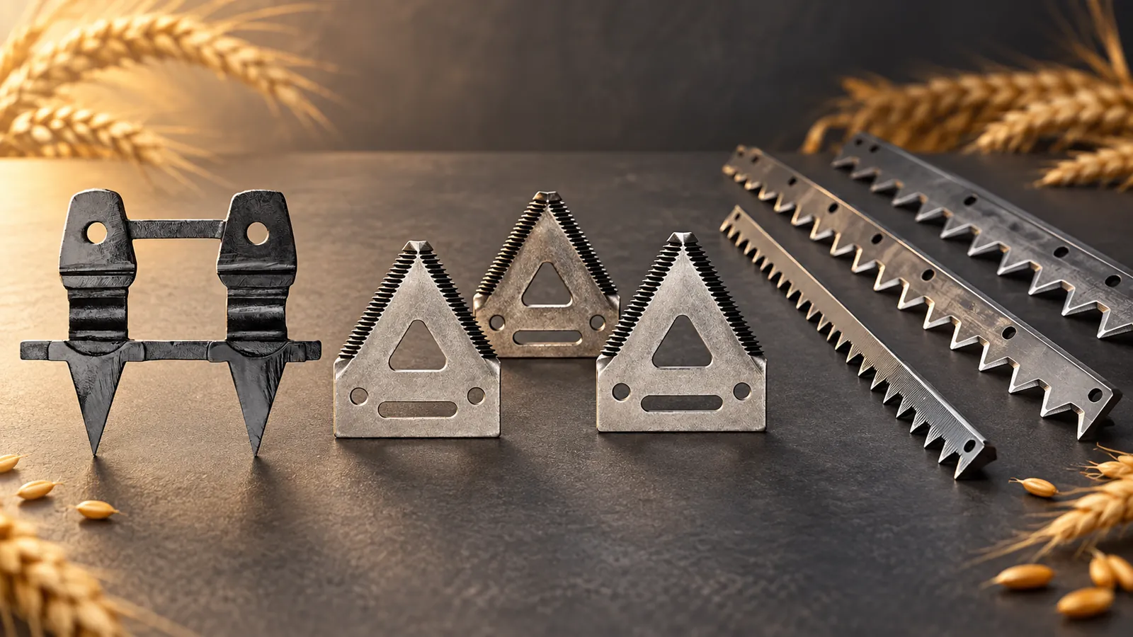 Knife guards and cutting parts arranged for fit review