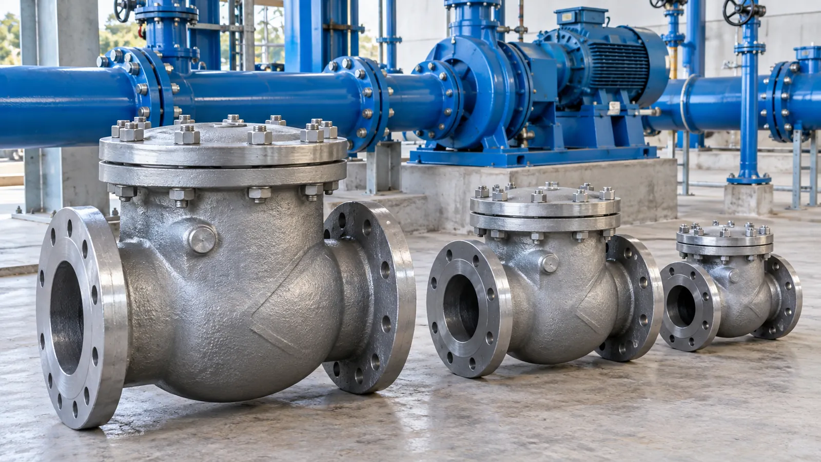 Pipe and pipeline hardware in an industrial setting