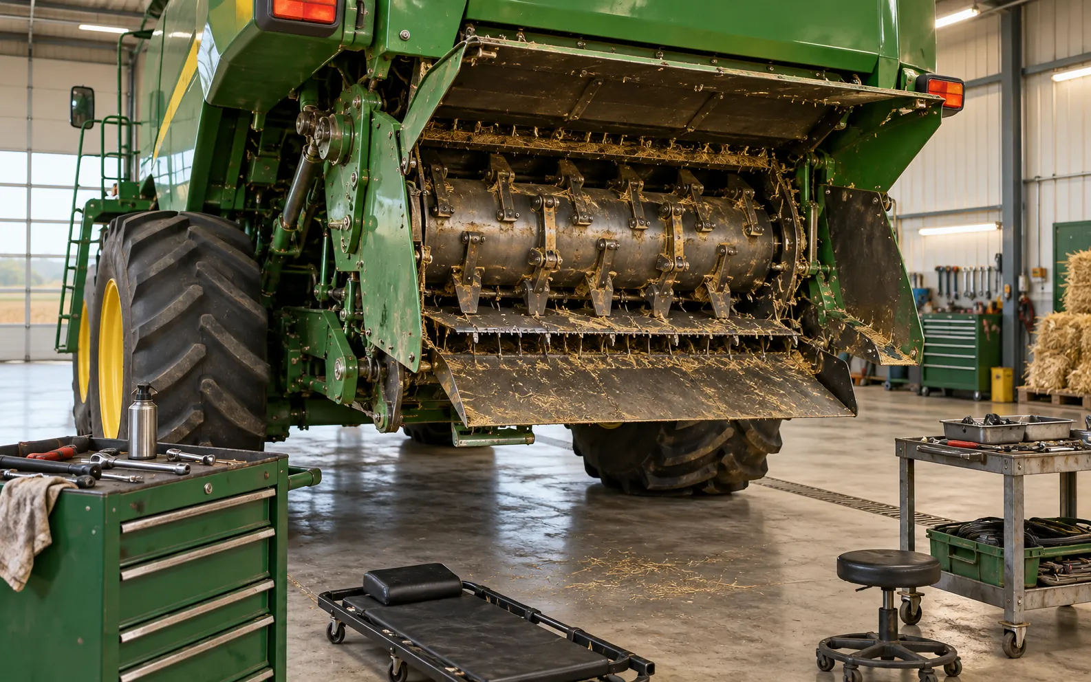 Combine harvester cutting equipment and metal parts