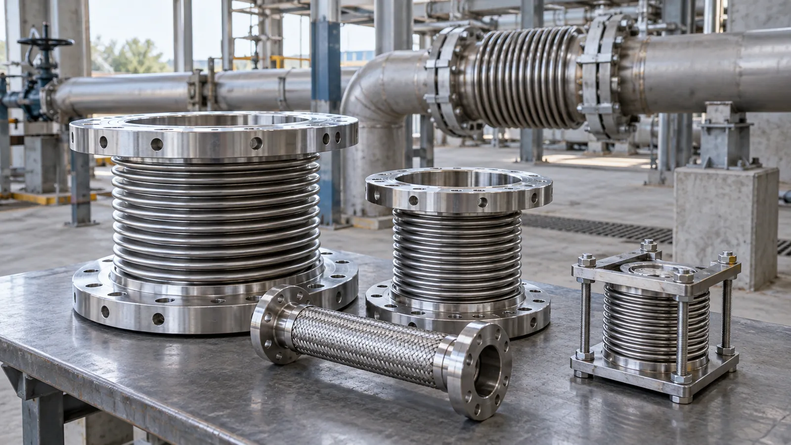 Pipe and pipeline hardware in an industrial setting