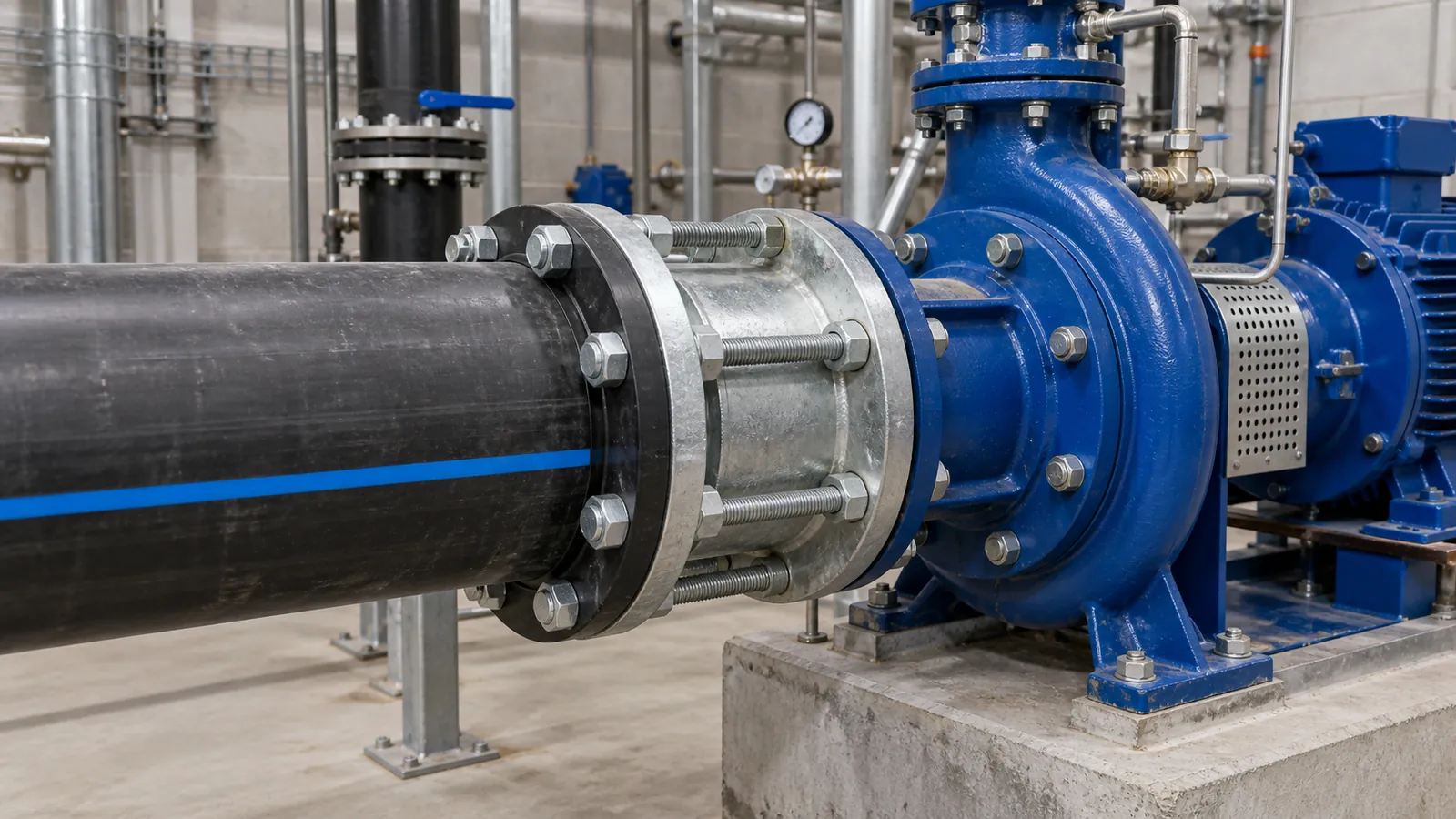 Pipe and pipeline hardware in an industrial setting