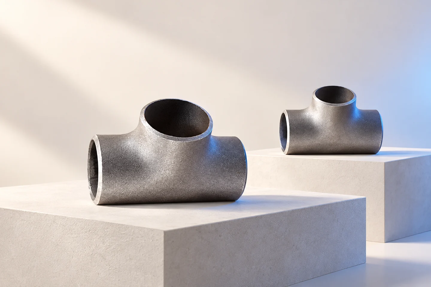 Equal and Reducing Tees for Project Pipework — illustrated product configuration