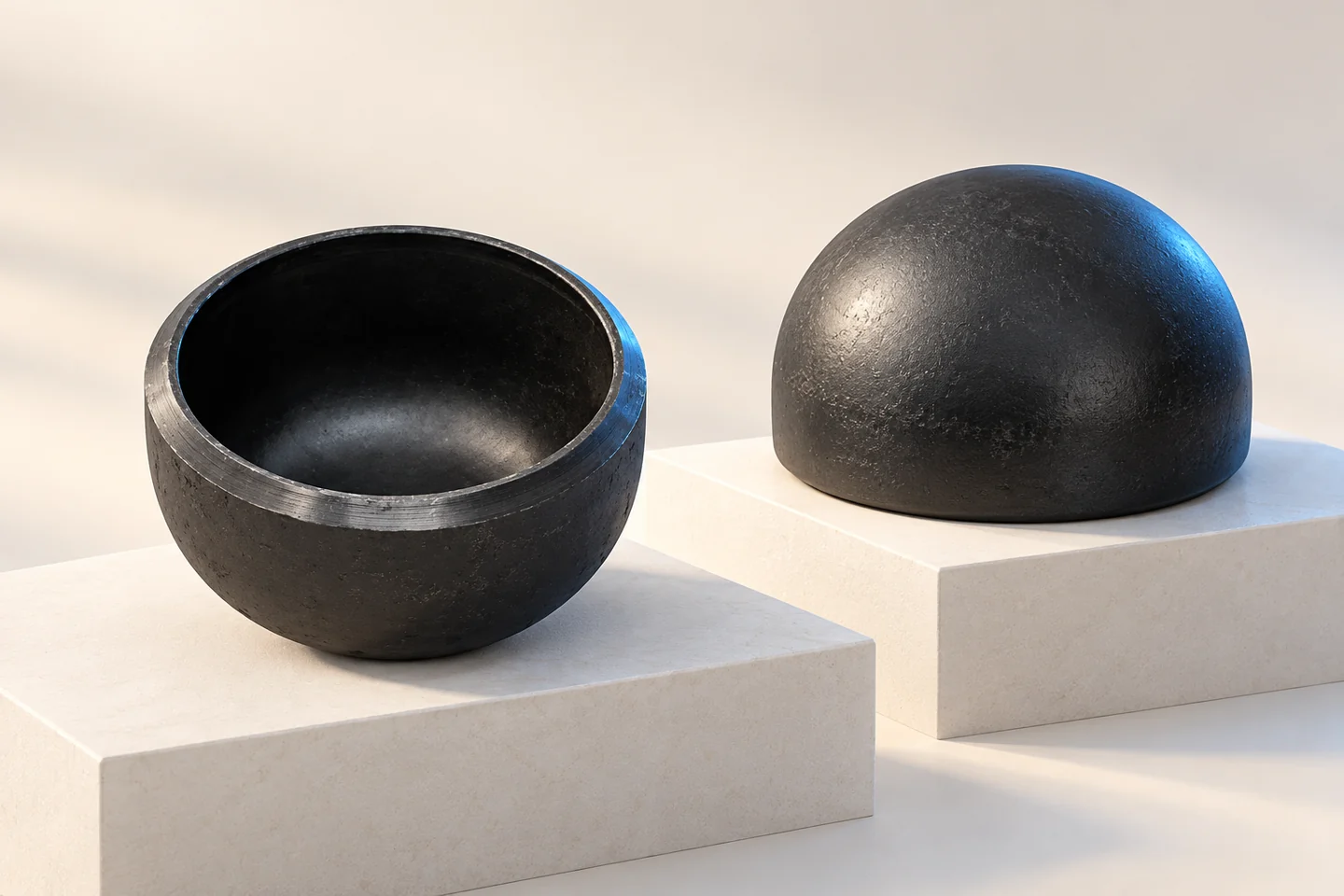 Butt-Weld Pipe Caps for Fabricated Piping Spools — illustrated product configuration