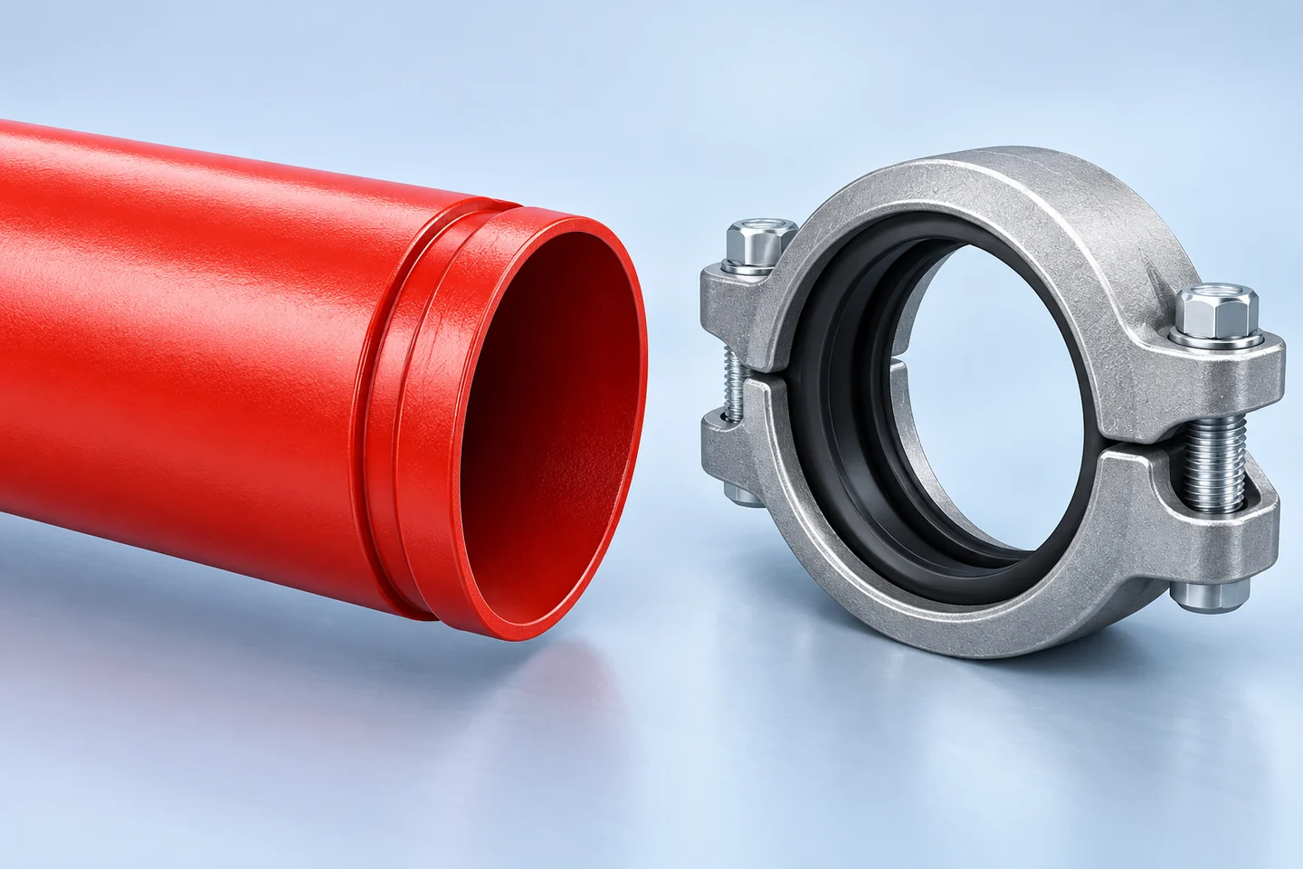 Grooved Steel Pipe for Fire Protection Projects — illustrated interface detail