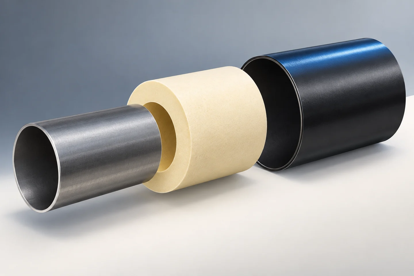 Pre-Insulated Pipe for District Heating Projects — illustrated geometry review