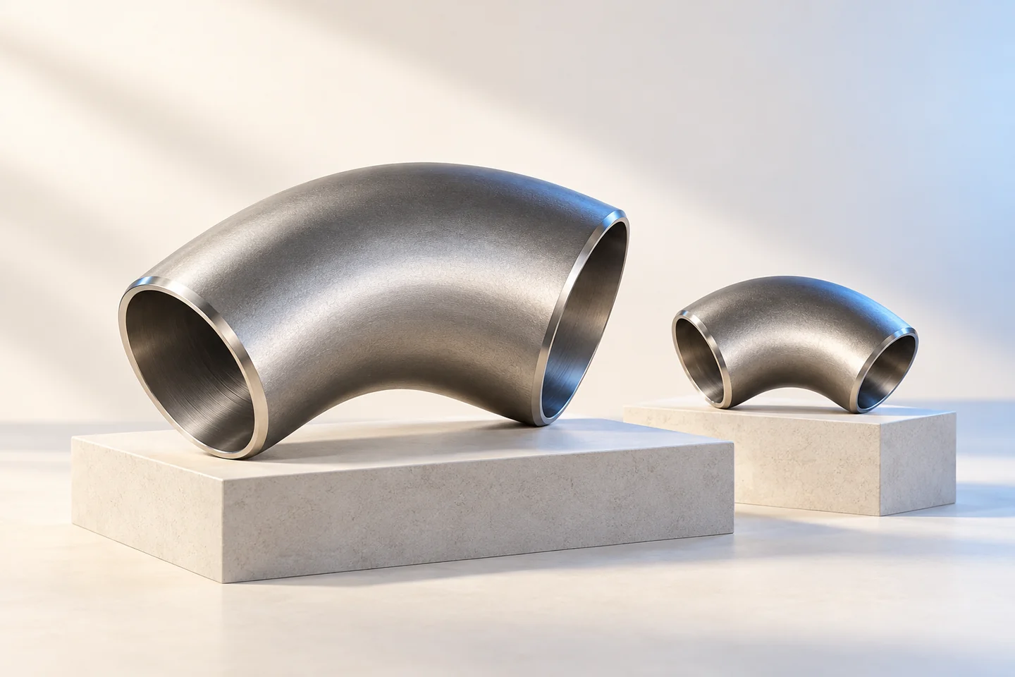 Stainless Steel Elbows for Chemical Pipework — illustrated product configuration